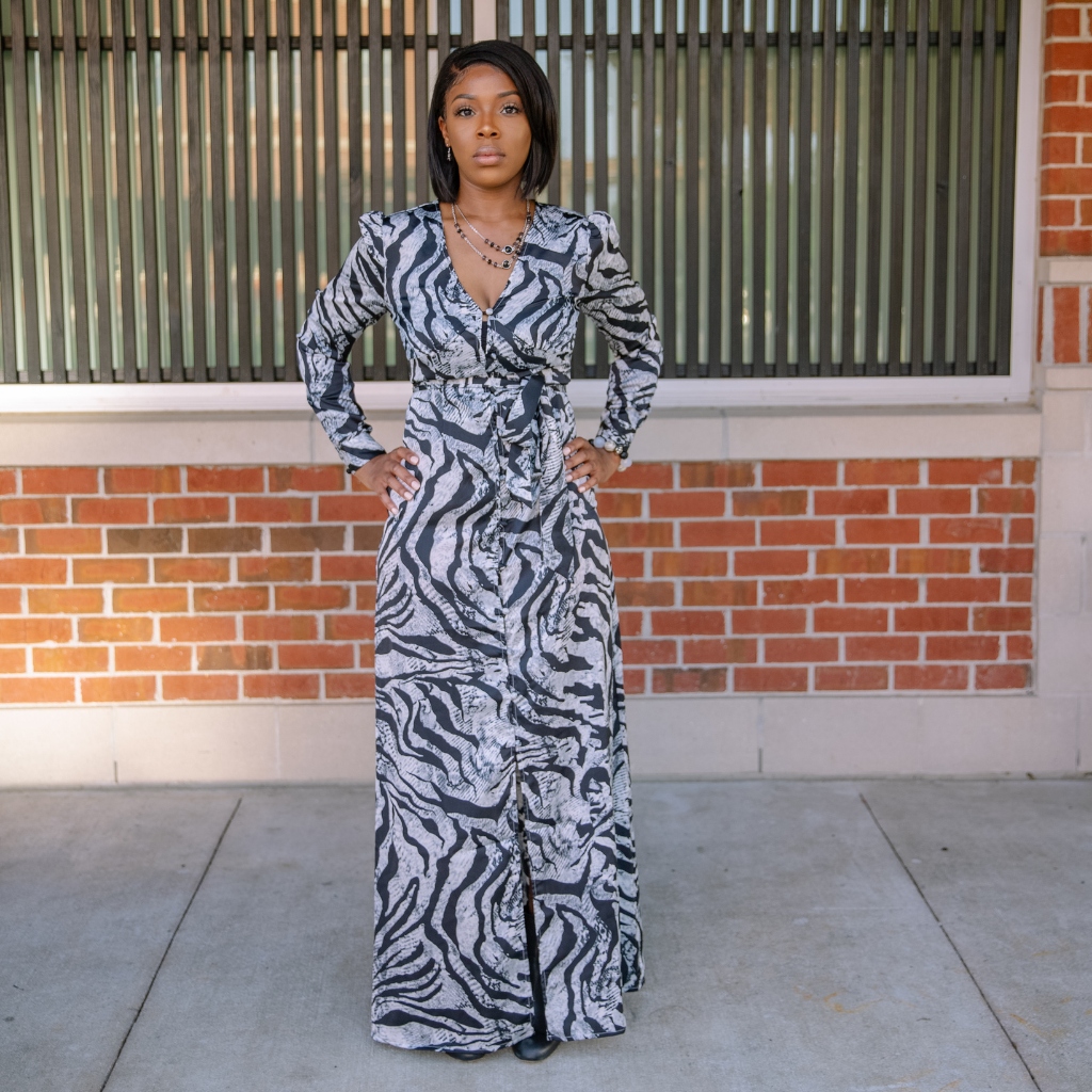 Tiger Stripe Maxi Dress – Love My Reality