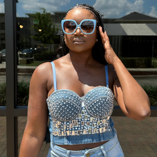Load image into Gallery viewer, Denim Bustier
