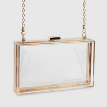 Load image into Gallery viewer, Clear Acrylic Box Clutch
