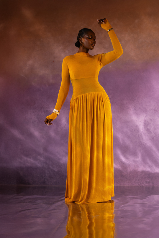 Liora Dress - Yellow