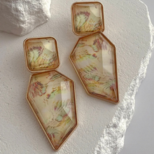 Load image into Gallery viewer, Vintage Inspired Geometric Earrings
