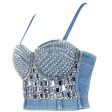 Load image into Gallery viewer, Denim Bustier
